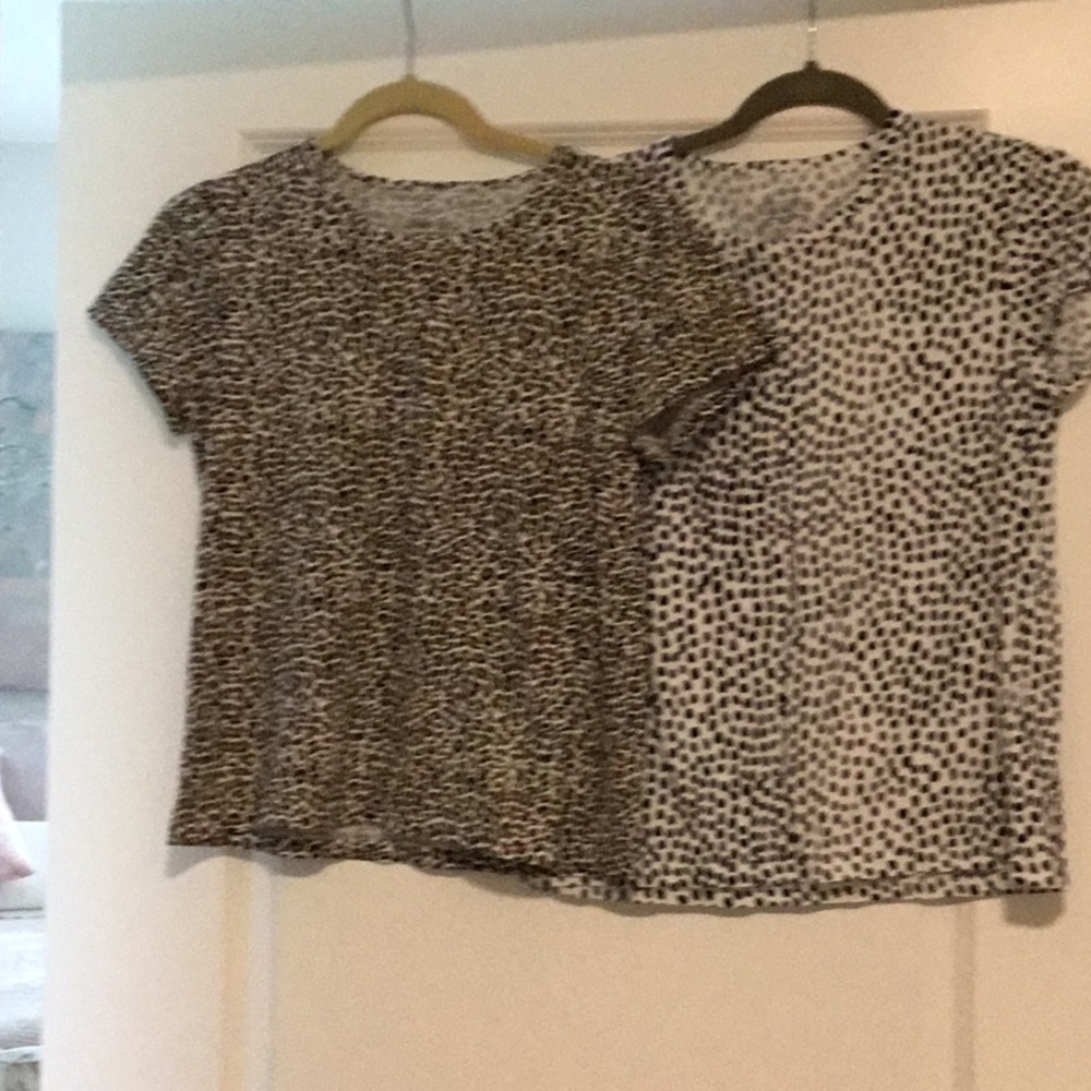 2 J Crew Studio T shirts